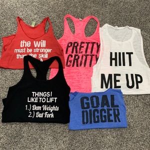 Gym tank bundle